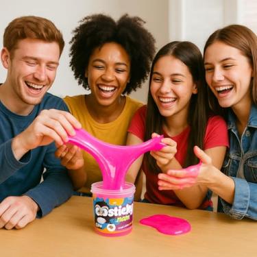 Imagem de Pote Slime Geleca Coloridas Crianças Infantil Diversão Educativo Moderno Estimulo Criatividade Brincadeira Acessórios