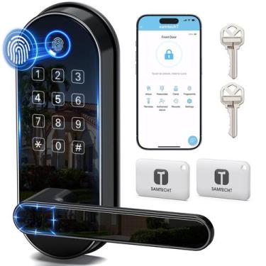 Imagem de Teclado de entrada sem chave Smart Lock SamTecht, impressão digital, p