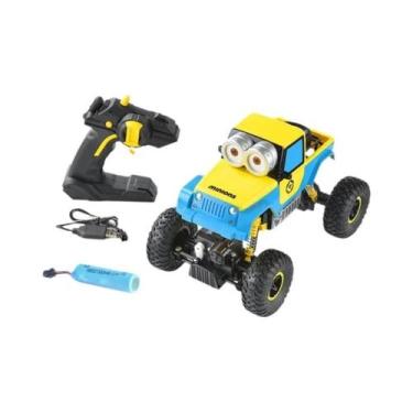 Imagem de Carro De Brinquedo Elétrico Com Controle Remoto Sem Fio Minions Fofos,