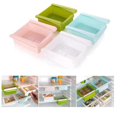 Imagem de Gaveta Organizadora Multiuso – Para Geladeira e Acessórios (Verde)