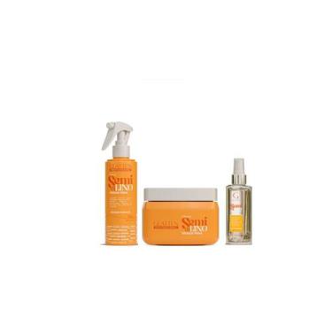 Imagem de Glatten Semi di Lino Máscara e Leave-in e Sérum