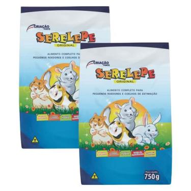 Imagem de Ração Serelepe Roedores e Coelhos 750 GR KIT COM 2 - Pássaro Forte