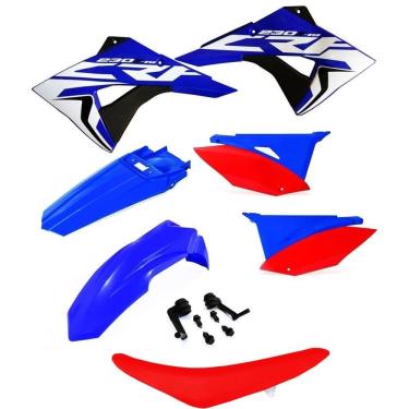 Imagem de Kit Plástico Biker Next Crf 230 Adesivos E Banco Avtec