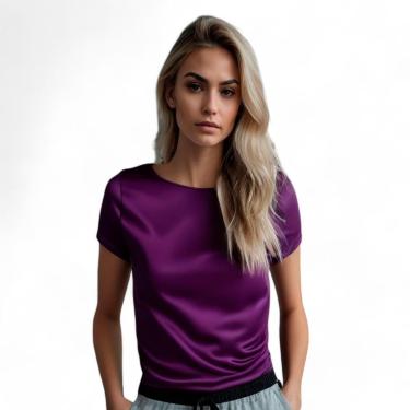 Imagem de CAMISETA Blusa Feminina Camisa Blusinha DRY Furadinho Academia Corrida Yoga 616-Feminino
