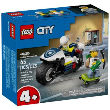 Imagem de Blocos Lego City Perseguição Policial de Motocicleta 60455