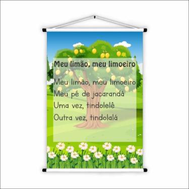 Imagem de Banner de Lona Educativo Meu Limão Meu Limoeiro - 85x60cm - Fabrika de