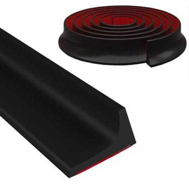 Imagem de Barragem de água do limite do chuveiro, protetor de água do chuveiro, barragem de chuveiro de silicone autoadesivo barreira de água banheiro pia de cozinha respingo para separação seca e molhada