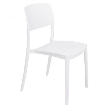 Imagem de Cadeira Tramontina Marta Branca Em Polipropileno
