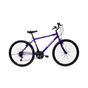 Imagem de Bicicleta Aro 26 Masculina De Passeio 18 Marchas Saidx Azul