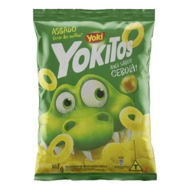 Imagem de Kit c/ 4 Salgadinho de Milho Anel Yoki Yokitos cebola 108g