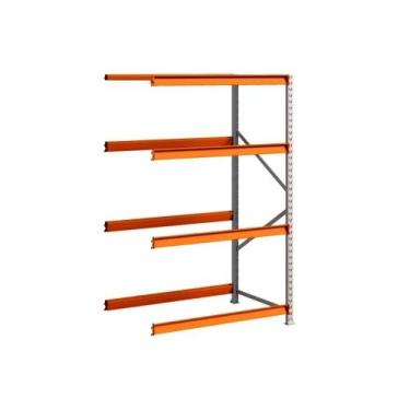 Imagem de Mini porta pallet continuação 4 níveis 250kg 200x180x60cm - AMAPÁ