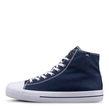 Imagem de Lugz Tênis masculino Stagger Hi Classic Fashion, Azul-marinho/branco, 42