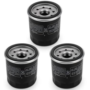 Imagem de Pacote com 3 filtros de óleo 16097-0008 303 para Kawasaki Ninja 400 650 300 500 zx6r z650 Vulcan 900 1500 1700 2000 800 650 750 VeryS 650 X300 1600 16097-0008 000 W 800 Prairie 400 300 Bayou 400 z900