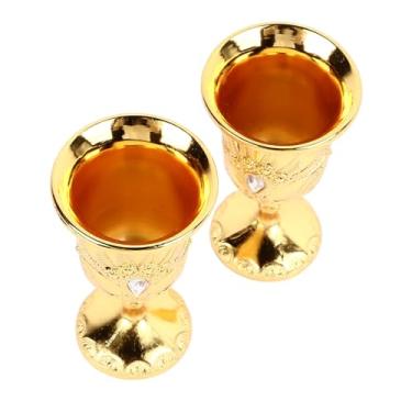 Imagem de Zhjvihx Copo de Cafetão, Cálice Chinês 2 Peças Simples Elegantes para a Família