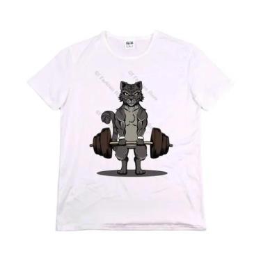Imagem de Camiseta Masculina Oversized para Academia - Manga Curta e Estampa de 