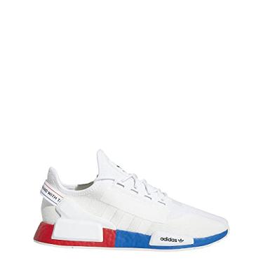 Imagem de Tênis de corrida masculino casual Adidas Originals NMD R1.v2 Fx4148, White/White/Lush Red, 8.5
