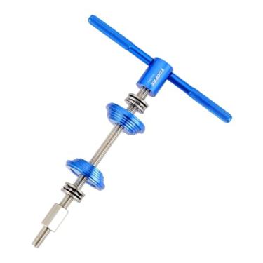 Imagem de IEUDNS Ferramenta de pressão para fone de ouvido de bicicleta, ferramenta de remoção, manutenção, encaixe de pressão para rolamento, instalador de suporte, Azul