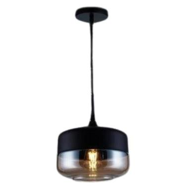 Imagem de Luminária Pendente Circle Balcão Cozinha Quarto Vidro E27 Bivolt - JGB