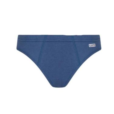 Imagem de Kit 3 cuecas lupo slip ref:140 menino, Marinho, Azul claro, Azul, M