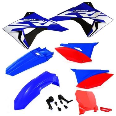 Imagem de Kit Plástico Biker Next Crf 230 Com Number Plate F1rst e Adesivos