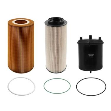 Imagem de Kit de manutenção de filtro de combustível de óleo, para motor Paccar MX 11 MX13, inclui separador de água de combustível 2277129, filtro de óleo LF16233, kit de filtro de óleo 1922496