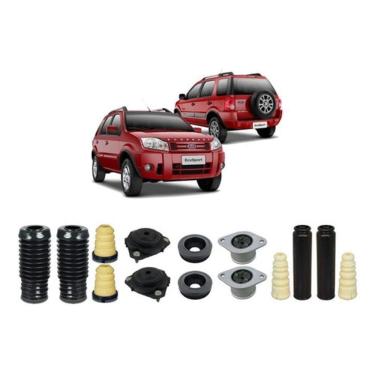 Imagem de Kit Batente Coxim Dianteiro Traseiro Ecosport 2005 2006 2007