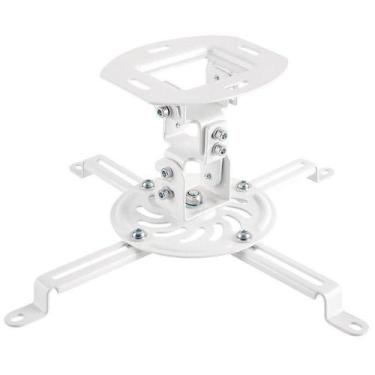 Imagem de Suporte Para Projetor De Teto Modelo Cpr150 Branco - Central Suportes