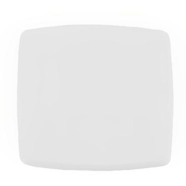 Imagem de Placa 4x4 Cega Com Suporte Branco - Dc-8100-39 - Dicompel