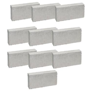 Imagem de Tijolo Refratário De 11,4x23x5,1 Com 10 Peças - Cerâmica Martins Tijolo Refratario 114x230x51 Com 10 Pecas Martins