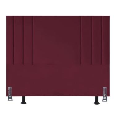 Imagem de Cabeceira 195 cm Suede Moderna King Clássica Cama Box Frame