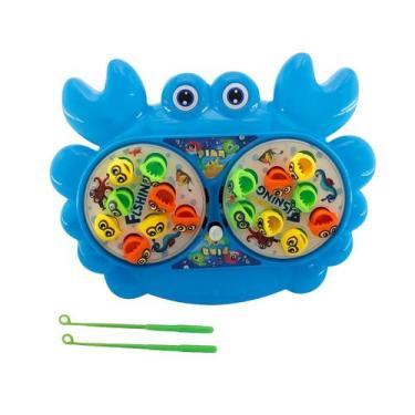 Imagem de jogo Pega Peixe Pescaria siri brinquedo infantil presente para criança