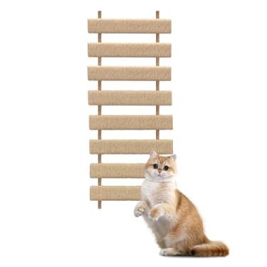 Imagem de AGRICUE Estrutura De Escalada Para Gatos, Ponte, Escada, Corda Sisal, Torre Árvore, Uso Em Gaiola, Móveis Animais Estimação, Brinquedos (Madeira, 20 Pol., 1)