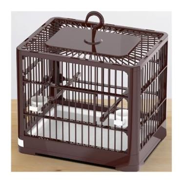 Imagem de Gaiola de pássaro, gaiola de pássaro, papagaio, casa, grande, reprodução, portátil, especial, ninho de pássaro (marrom)