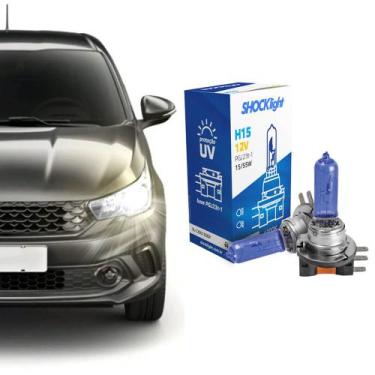 Imagem de Par Lâmpada Super Branca H15 4300K 12V - Shocklight