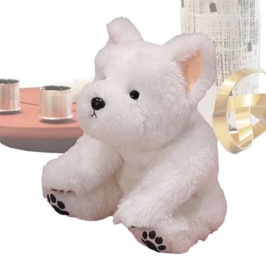 Imagem de Brinquedo de Pelúcia Cão | Pelúcia de Cachorro para Crianças,Decoração Emocional Reconfortante Para Casa Aniversário Meninos Meninas Adultos Secretária Sofá Natal Bebé Quarto Férias