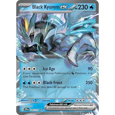 Imagem de Pokemon - Black Kyurem ex 049/191 - Surging Sparks – Double Rare – Foil Single Card