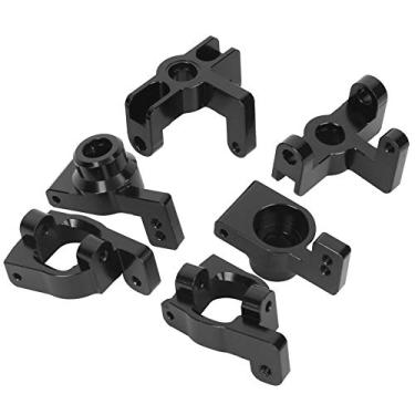 Imagem de Domary Atualização de Metal Assento da Roda RC, Ajuste para Wltoys 1:14 144001 Carro RC, Preto, Cor de Titânio (Preto)