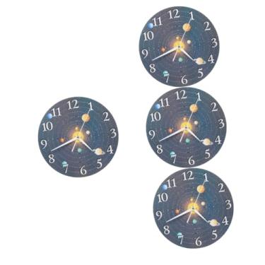 Imagem de TLTDSMY 2 peças relógio de parede decorativo relógio digital decoração retrô decoração antiga árabe moderno relógio digital relógio design mudo girassol saleiro e pimenteiro sala de estar animal