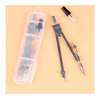 Imagem de Bússola geométrica bússola profissional bússola para geometria, bússola de desenho, bússola de precisão matemática, geometria bússola de desenho, bússola de aço inoxidável bússola geométrica de di