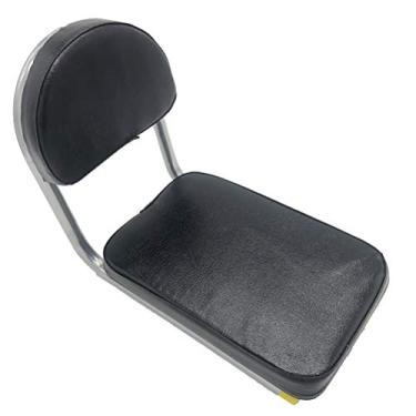 Imagem de Assento de bicicleta infantil, assento de bicicleta com almofada de esponja para encosto, assento traseiro de equipamento de equitação de mountain bike