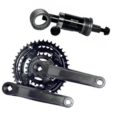Imagem de Kit Relação Bicicleta Pedivela + Eixo de Centro + Catraca + Corrente 2