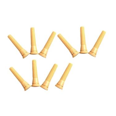 Imagem de Generic 10 peças de dedos depenadores de frango, depenadores de ganso, peças práticas, dedos de borracha para depenar frango, gansos, patos, codornas, Anéis Roscados