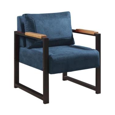 Imagem de Poltrona Decorativa Ferro Estilo Industrial Ipanema - Gonçalves Decor,
