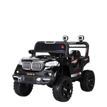 Imagem de Jipe Preto Elétrico Infantil 12v Com Luz E Som Mc24146 - Toys Import