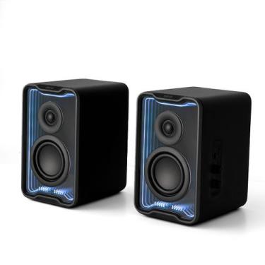 Imagem de Caixa de Som Bluetooth 5.4, 30W RMS, Painel RGB em 3D, Bivolt, Edifier