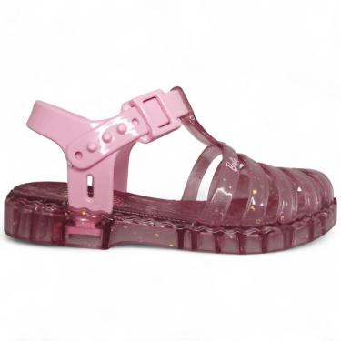 Imagem de Sandalia Infantil Menina Barbie Duo Glitter Borracha 22459