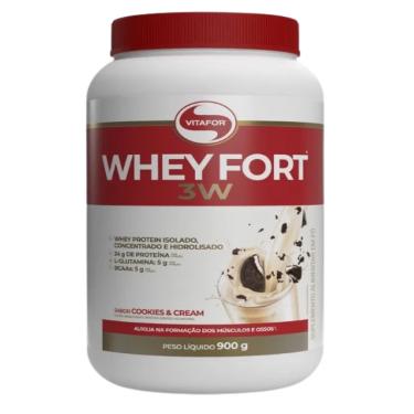 Imagem de Whey Fort 3W Cookies N Cream Vitafor 900g