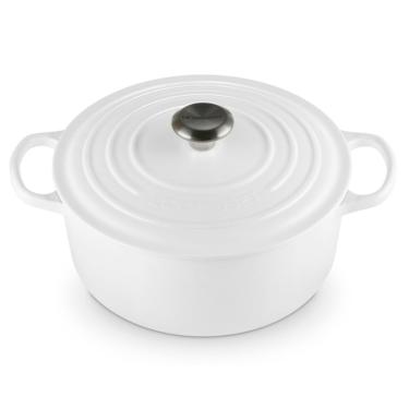 Imagem de Panela Redonda Signature 22 cm Branco Cotton Le Creuset