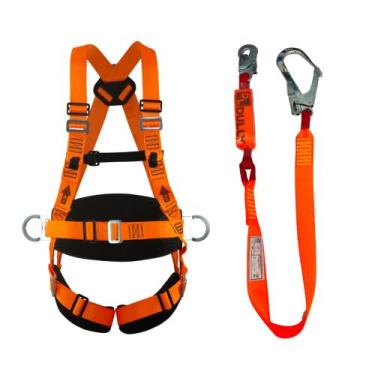 Imagem de Kit Segurança Altura Dully Cinturão Dlt-028 + Talabarte DLTABS-01