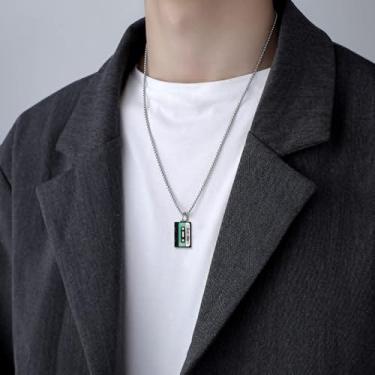 Imagem de 16 peças de fitas cassete criativas, pingentes de liga de liga, pingentes engraçados em forma de fita para brincos faça-você-mesmo, pulseira, colar, joias, artesanato, 4 cores"